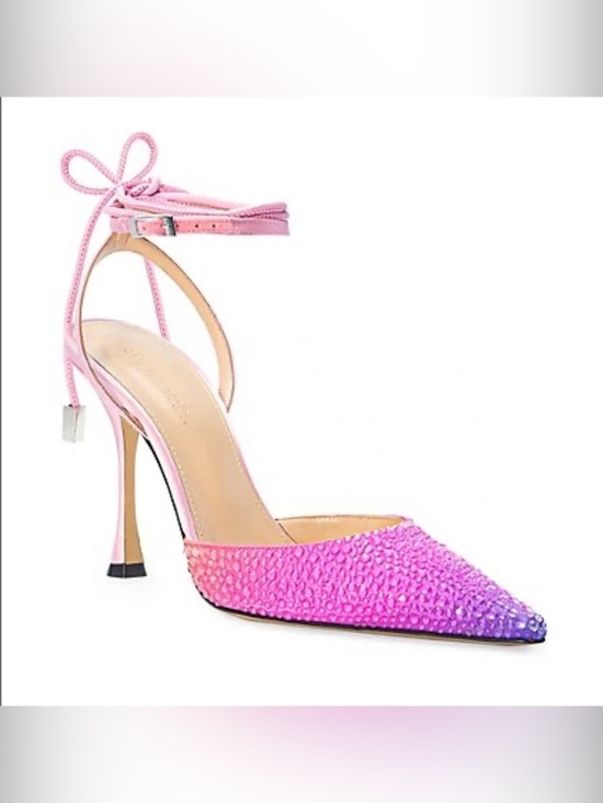 MACH & MACH Shoes - MACH & MACH Pink to Purple Ombre Heels